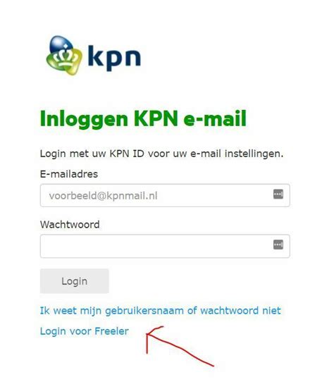 kpn freeler instellen.